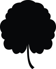 Geranium icon, vector line illustration