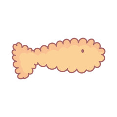 tempura fish menu restaurant cartoon food cute