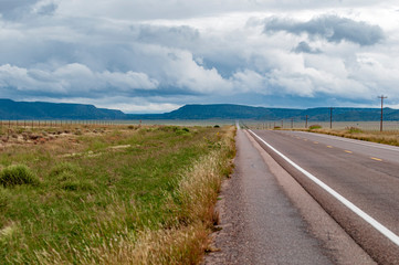 Fototapeta na wymiar Road to the Manzano Mountains New Mexico
