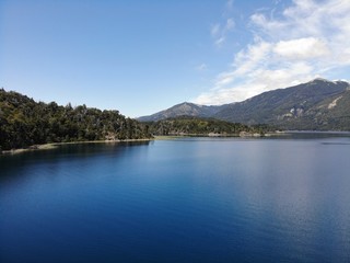  Lake between mountains