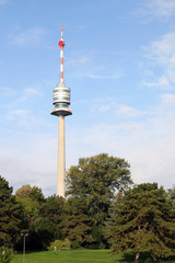 Fototapeta premium Tv tower Donau Park Vienna Austria