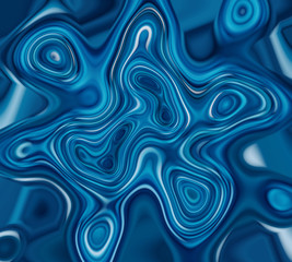 Obraz na płótnie Canvas wavy blue abstract background. 3d render