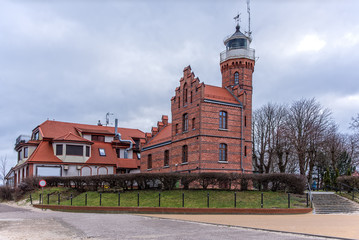 Leuchtturm in Stolpmünde Westpommern