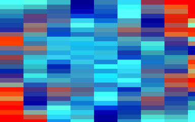 Blue squares abstract colorful background