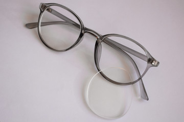  glasses on a white background