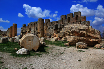 The ancient city of Baalbek in Lebanon