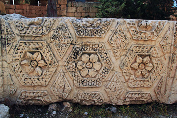 The ancient city of Baalbek in Lebanon