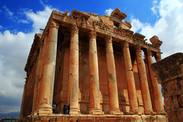 The ancient city of Baalbek in Lebanon