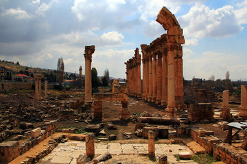 The ancient city of Baalbek in Lebanon