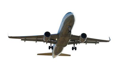 Obraz premium Passenger plane isolated