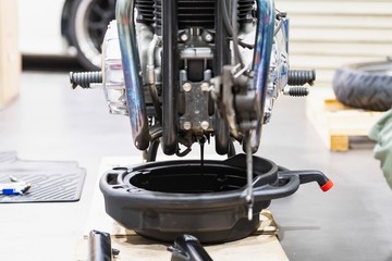 バイクのオイル交換