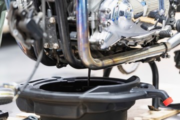 バイクのオイル交換