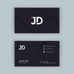 Modern Business Card template vector design.