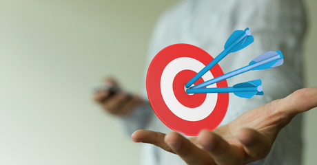  makes a dart throw on the target. The concept of persistence in business..