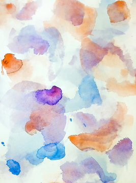 light transparent backgrounds watercolor from blurred spots © Ирина Фроликова