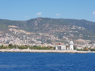 Obraz premium Turkey Rocks of the Mediterranean sea