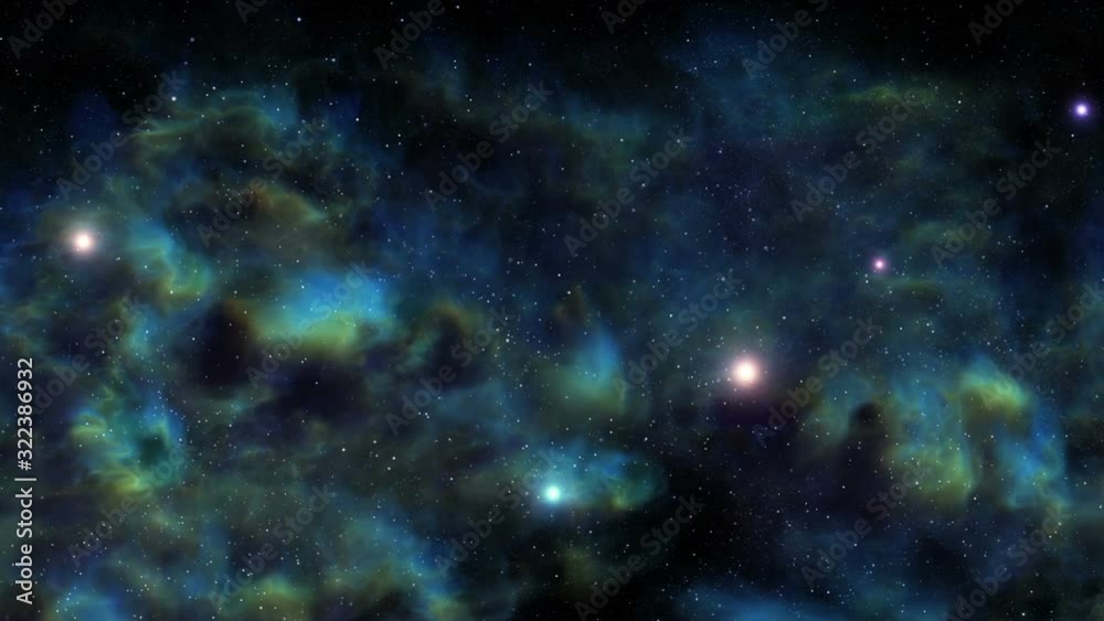 Wall mural loopable space background