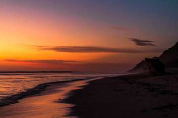 Fototapeta na wymiar Beach sunset