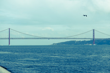 Bridge of Lisbon Portugal