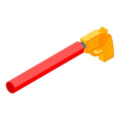Water pistol icon. Isometric of water pistol vector icon for web design isolated on white background