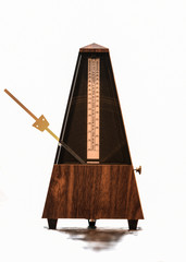 Metronome isolated on white background