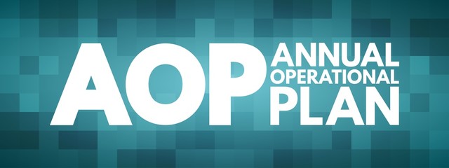 AOP - Annual Operational Plan acronym, business concept background