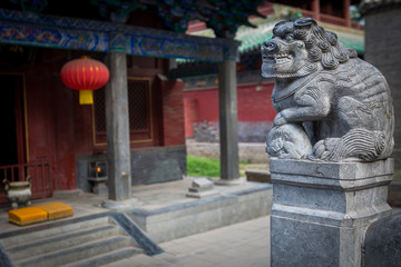 Fototapeta premium temple chinois, shaolin