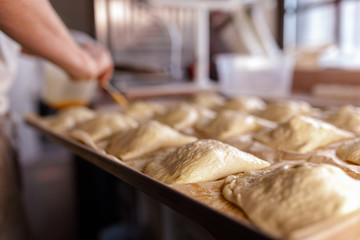 backen in der Backstube