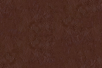 uneven texture of rough strokes of oil paint brown, seamless texture