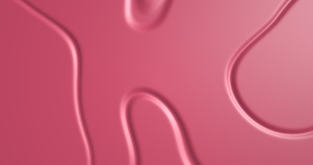 Pink cute liquid abstract background. Geometric modern plastic texture. loop 4k. - 322393364
