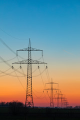 Hochspannungsleitung, Strom, Deutschland