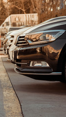 Fototapeta premium cars on road