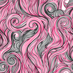 Seamless curl wave background