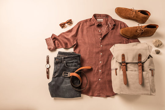 Men's Clothing And Accessories - Tourist Or Traveler Casual Outfit