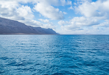 Seascape on island Lanzarote, Canary Islands