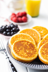 Sweet homemade pancakes