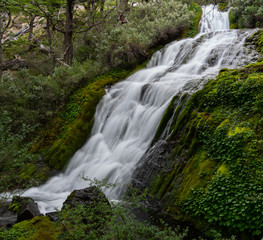 Fototapeta premium Cascada en la tundra