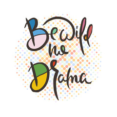 Hand lettering grunge card with textured handcrafted doodle letters in retro style