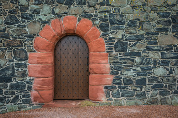 Historic castle doorway.