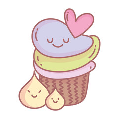 sweet cupcakes cream menu restaurant food cute