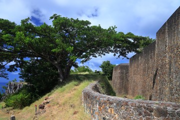 Fototapeta na wymiar Fort Napoleon, Terre de Haut