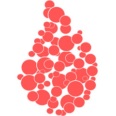 A blood donation bag with tube shaped as a heart. EPS10 vector format. web site design, icon, logo, app, UI. Vector illustration. World blood donor. Give blood