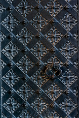 Vintage iron door texture