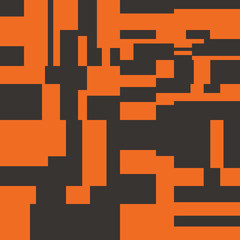 Pixel Background Abstract Geometric Brick Vector Art