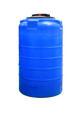 Picture of plastic water tanks.