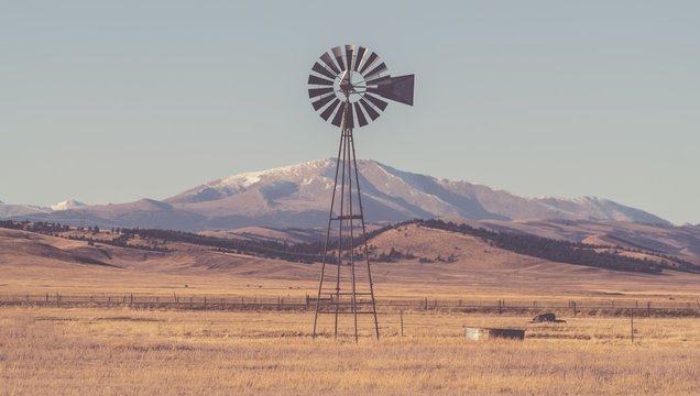 Aged Windmill in Colorado