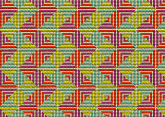 ethnic pattern on carpet texture