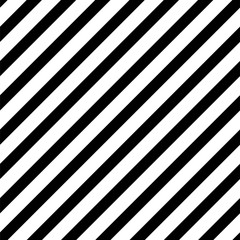 Bold diagonal black stripe seamless pattern vector.