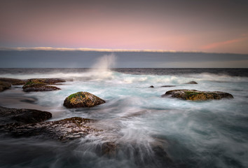 Obraz premium Bondi Beach at sunset, Sydney Australia
