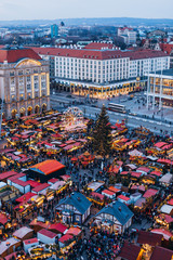 City of Dresden of christmas market